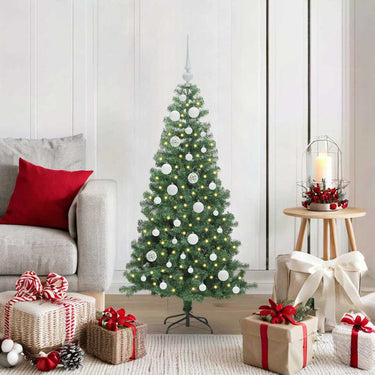 Vidaxl kerstboom met 150 led met standaard groen 120 cm pvc