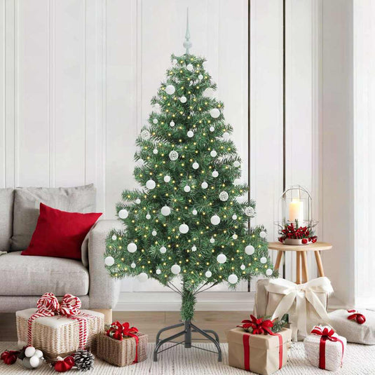 Vidaxl kerstboom met 300 led met standaard groen 180 cm pvc