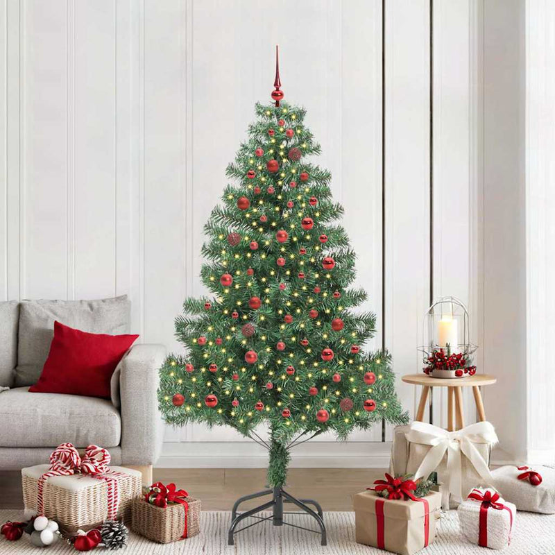 Afbeelding laden in galerijviewer, Vidaxl kerstboom groen 210 cm pvc
