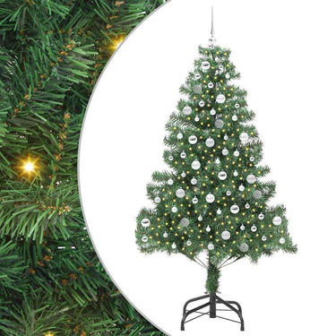 Vidaxl kerstboom met 300 led met standaard groen 210 cm pvc