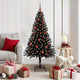 Vidaxl kerstboom met 150 led met standaard zwart 150 cm pvc