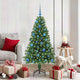 Vidaxl kunstkerstboom groen 150 cm pvc en staal en kunststof