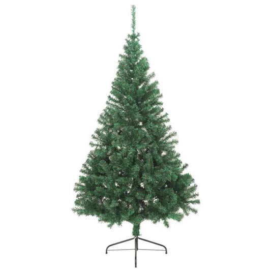 Vidaxl kunstmatig voorverlicht kerstboom met 300 led groen 240 cm pvc