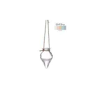 Ideas 4 seasons bloemenvaas breeze hangend ø6xh31cm helder