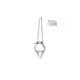 Ideas 4 seasons bloemenvaas breeze hangend ø6xh31cm helder