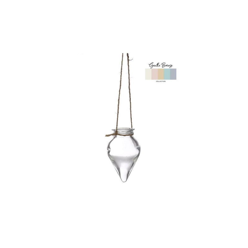 Afbeelding laden in galerijviewer, Ideas 4 seasons bloemenvaas breeze hangend ø6xh31cm helder
