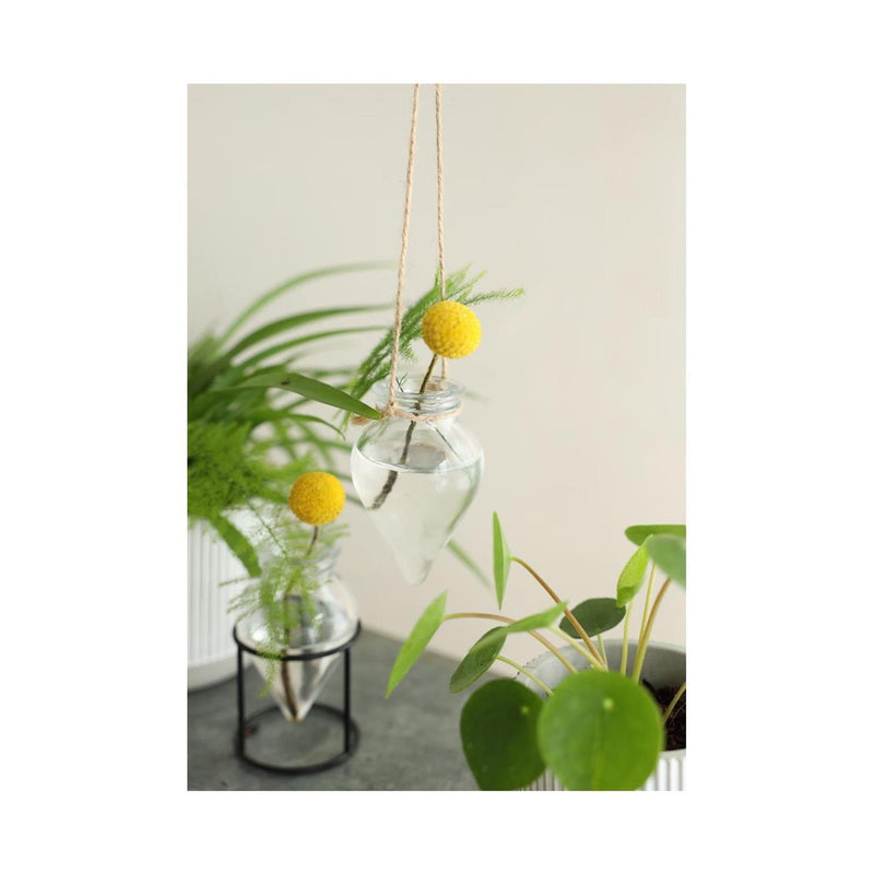 Afbeelding laden in galerijviewer, Ideas 4 seasons bloemenvaas breeze hangend ø6xh31cm helder
