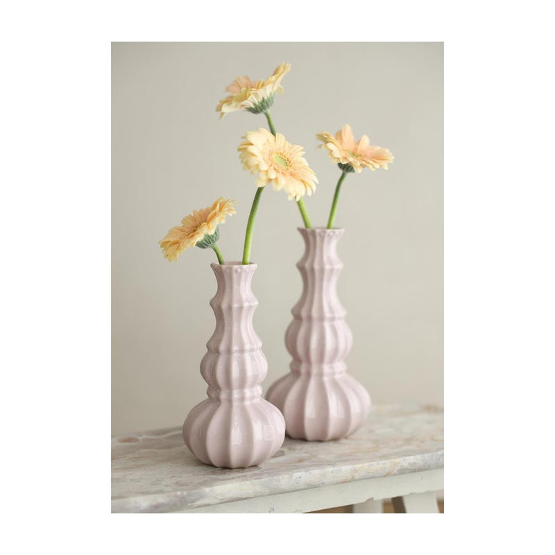 Afbeelding laden in galerijviewer, Ideas 4 seasons vaas delphi ø9xh16,9cm zachtroze
