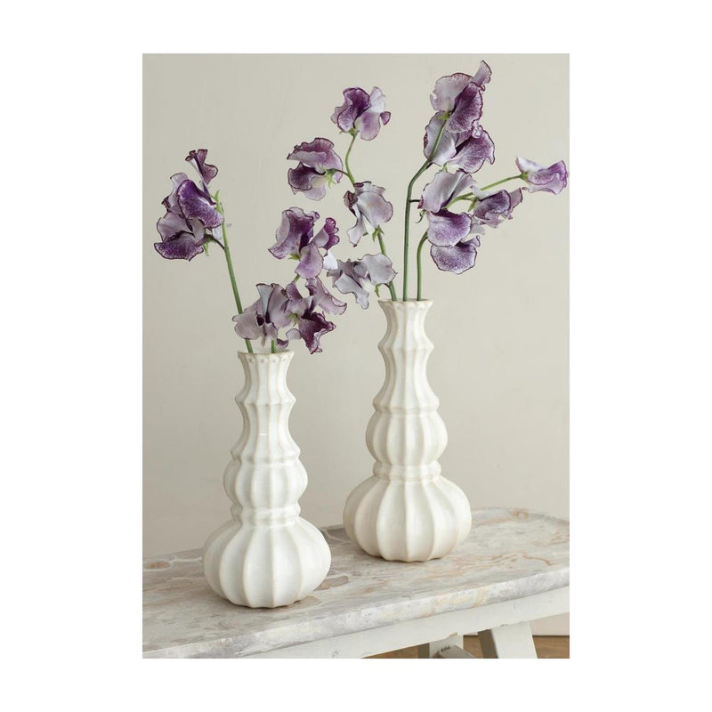 Afbeelding laden in galerijviewer, Ideas 4 seasons vaas delphi ø9xh16,9cm crã¨me zand
