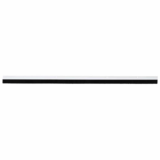 Vidaxl schroefbare deurborstelafsluitingen 12 pcs wit 100 cm
