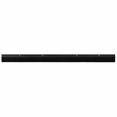 Vidaxl schroefbare deurborstelafsluitingen 2 pcs zwart 100 cm