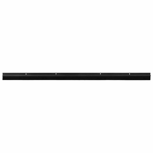 Vidaxl schroefbare deurborstelafsluitingen 12 pcs zwart 100 cm