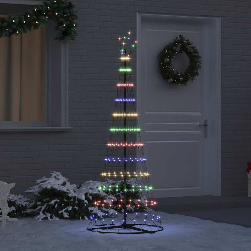 Afbeelding laden in galerijviewer, Vidaxl led kerstboom meerkleurig 180 cm metaal
