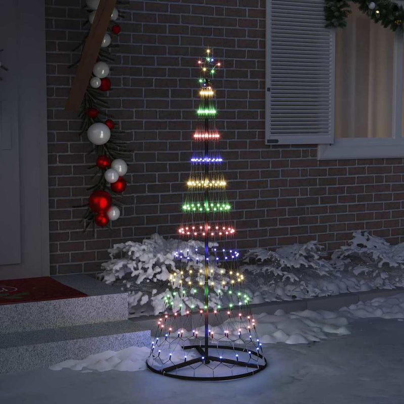 Afbeelding laden in galerijviewer, Vidaxl led kerstboom meerkleurig 180 cm metaal
