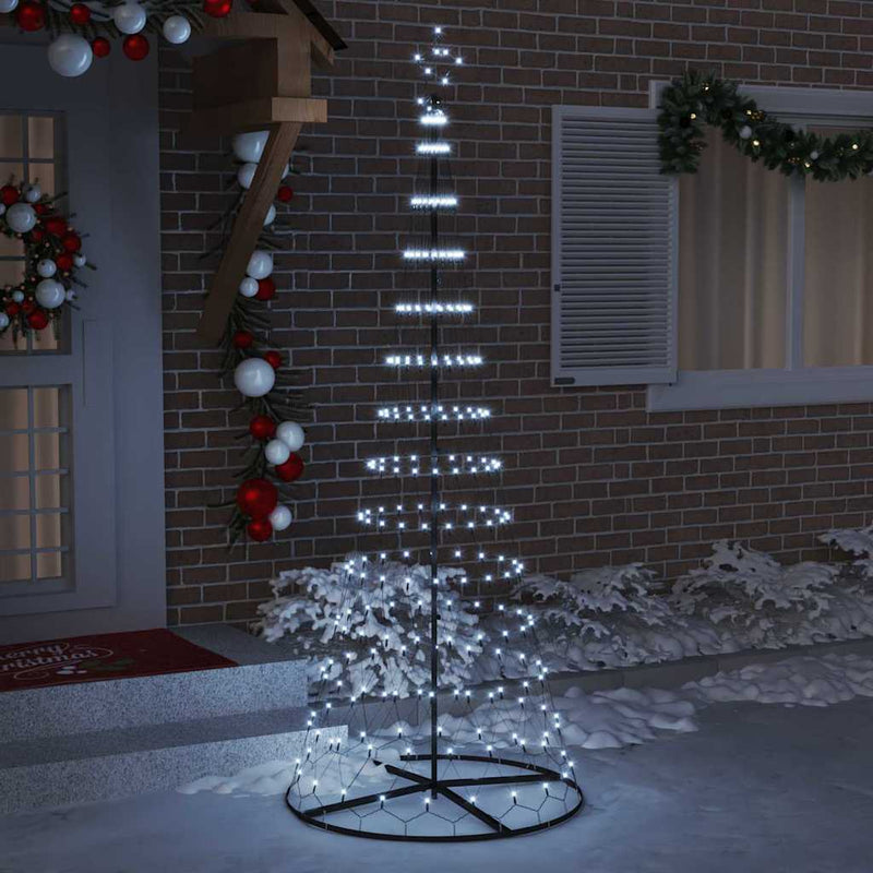 Afbeelding laden in galerijviewer, Vidaxl led kerstboom met 295 led met standaard koudwit 250 cm metaal
