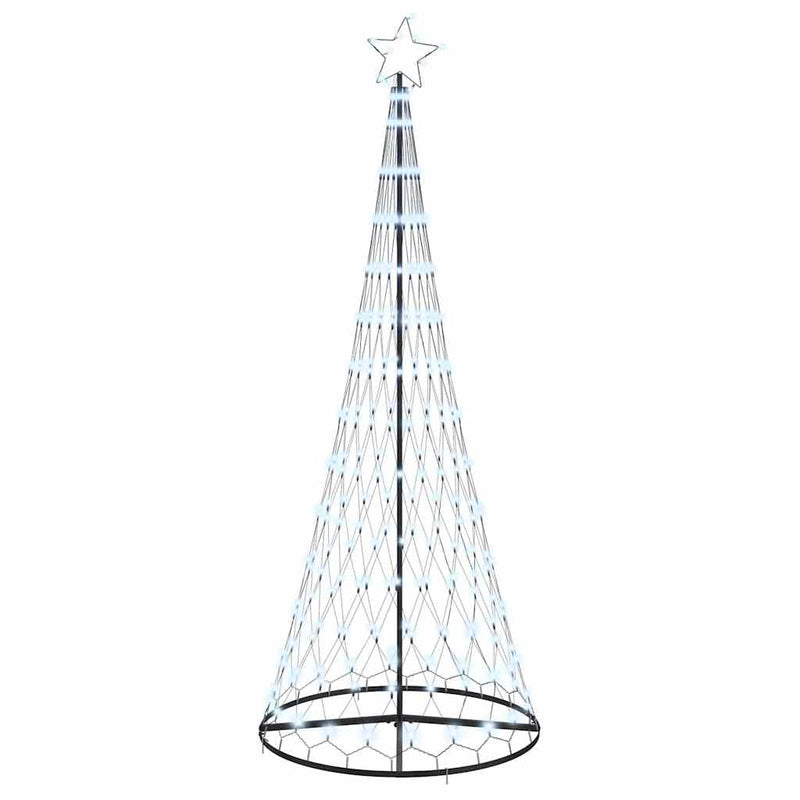 Afbeelding laden in galerijviewer, Vidaxl led kerstboom met 295 led met standaard koudwit 250 cm metaal
