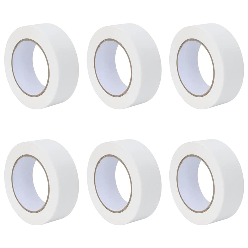 Afbeelding laden in galerijviewer, Vidaxl verf maskertapes 6 pcs wit 38mm x 50m papier
