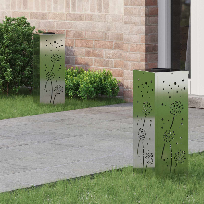 Afbeelding laden in galerijviewer, Vidaxl solar led pad licht 2 pcs zilver gegalvaniseerd staal
