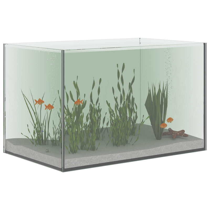 Afbeelding laden in galerijviewer, Vidaxl aquarium met opslag doorzichtig 40 x 25 x 25 cm glas
