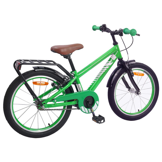 Vidaxl kinderfiets 20 inch voor 6-11 jaar oud groen