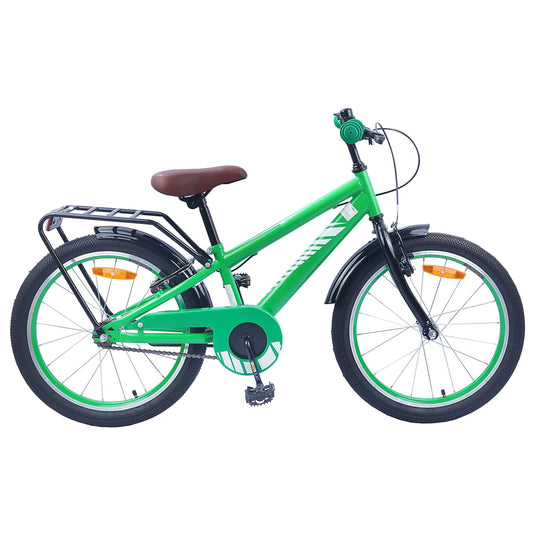Vidaxl kinderfiets 20 inch voor 6-11 jaar oud groen
