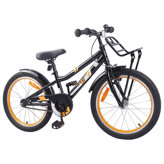 Vidaxl kinderfiets 20 inch voor 6-11 jaar oud oranje zwart