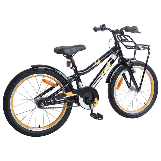 Vidaxl kinderfiets 20 inch voor 6-11 jaar oud oranje zwart