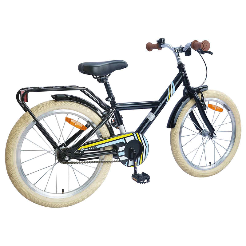 Afbeelding laden in galerijviewer, Vidaxl kinderfiets 20 inch voor 6-11 jaar oud zwart
