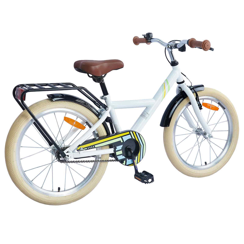 Afbeelding laden in galerijviewer, Vidaxl kinderfiets 20 inch voor 6-11 jaar oud wit

