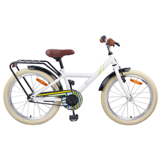 Vidaxl kinderfiets 20 inch voor 6-11 jaar oud wit