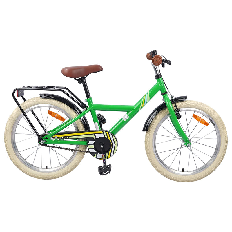 Afbeelding laden in galerijviewer, Vidaxl kinderfiets 24 inch voor 8-12 jaar oud groen
