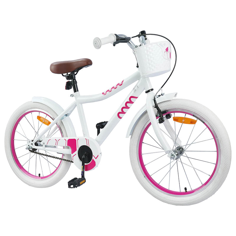 Afbeelding laden in galerijviewer, Vidaxl kinderfiets 20 inch voor 6-11 jaar oud wit

