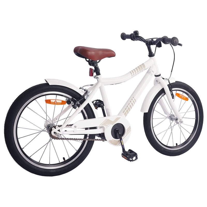 Afbeelding laden in galerijviewer, Vidaxl kinderfiets 20 inch voor 6-11 jaar oud wit
