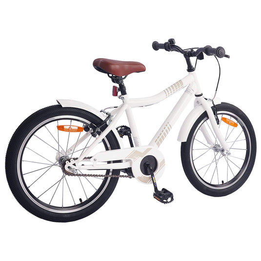 Vidaxl kinderfiets 24 inch voor 8-12 jaar oud wit