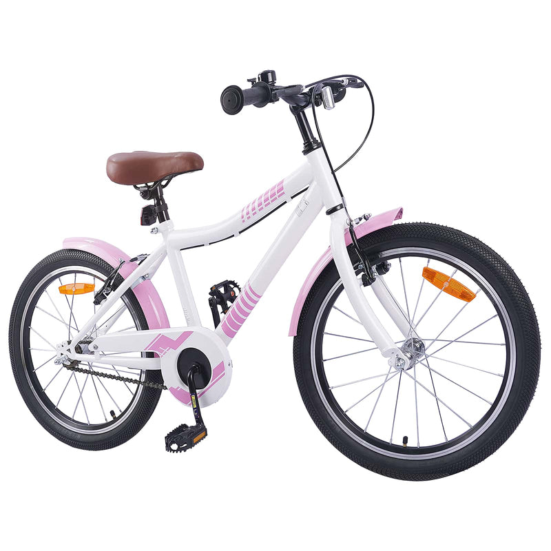 Afbeelding laden in galerijviewer, Vidaxl kinderfiets 24 inch voor 8-12 jaar oud lichtroze

