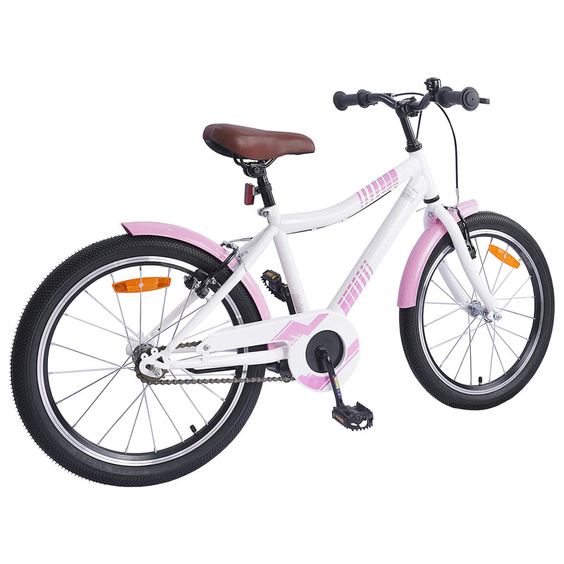 Afbeelding laden in galerijviewer, Vidaxl kinderfiets 24 inch voor 8-12 jaar oud lichtroze
