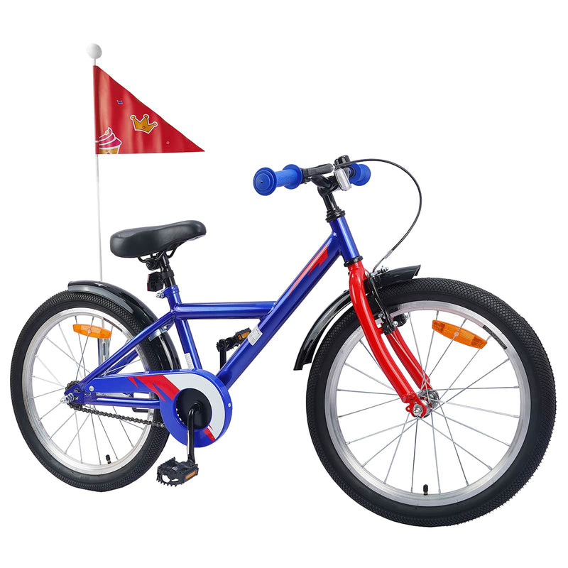 Afbeelding laden in galerijviewer, Vidaxl kinderfiets 20 inch voor 6-11 jaar oud donkerblauw

