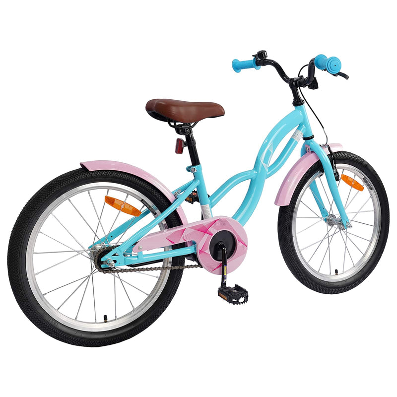 Afbeelding laden in galerijviewer, Vidaxl kinderfiets 20 inch voor 6-11 jaar oud lichtblauw
