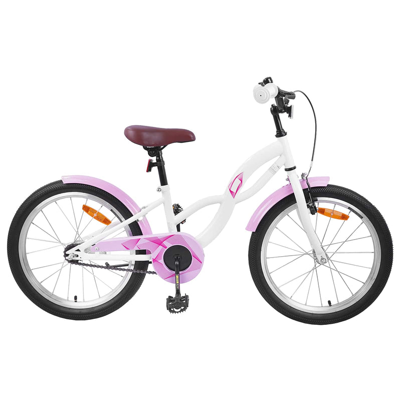 Afbeelding laden in galerijviewer, Vidaxl kinderfiets 20 inch voor 6-11 jaar oud wit

