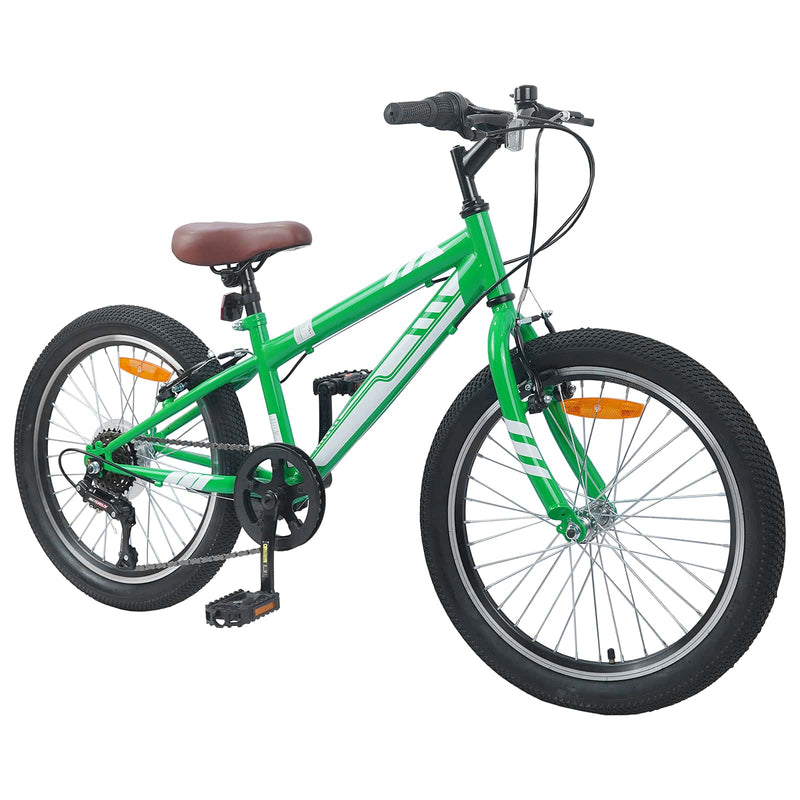 Afbeelding laden in galerijviewer, Vidaxl mountainbike 20 inch 6-speed voor 5-8 jaar oud groen
