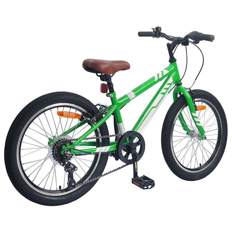 Afbeelding laden in galerijviewer, Vidaxl mountainbike 20 inch 6-speed voor 5-8 jaar oud groen
