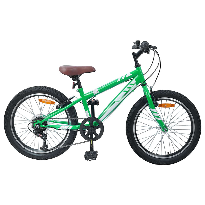 Afbeelding laden in galerijviewer, Vidaxl mountainbike 20 inch 6-speed voor 5-8 jaar oud groen
