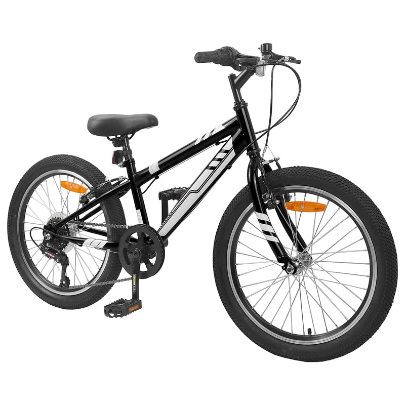 Afbeelding laden in galerijviewer, Vidaxl mountainbike 20 inch 6-speed voor 5-8 jaar oud zwart
