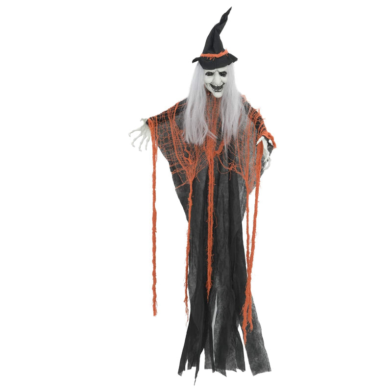Afbeelding laden in galerijviewer, Vidaxl halloween hangende spook 3 pcs multikleur 61 x 97 cm polyester
