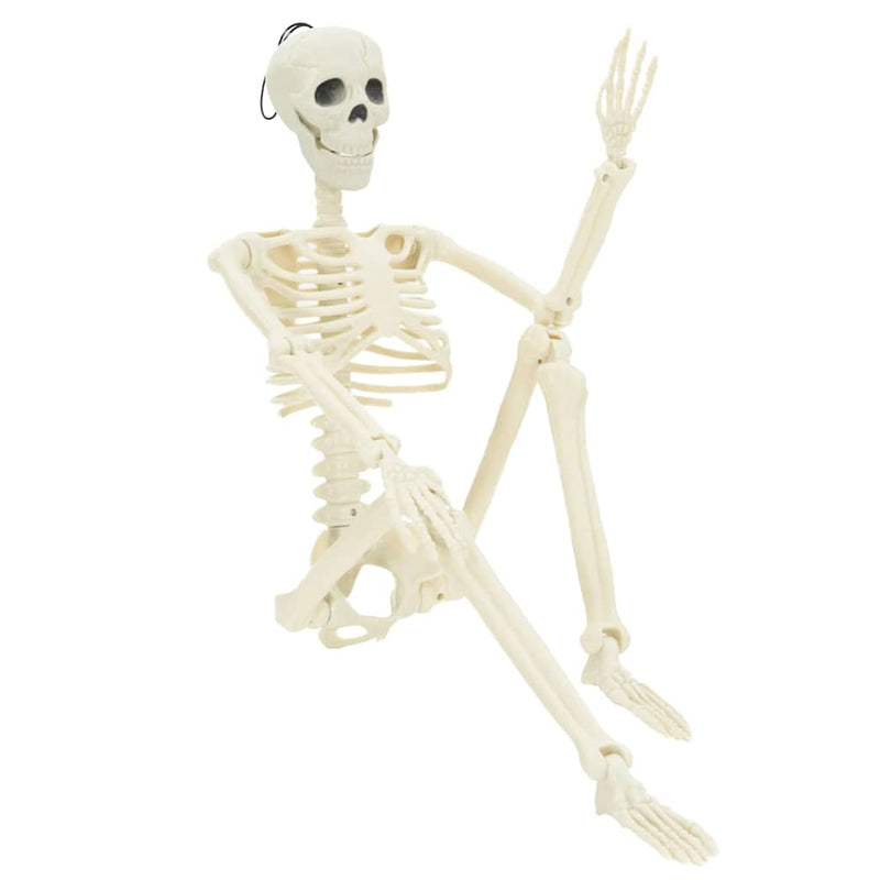 Afbeelding laden in galerijviewer, Vidaxl halloween skelet 2 pcs wit 85 cm pvc
