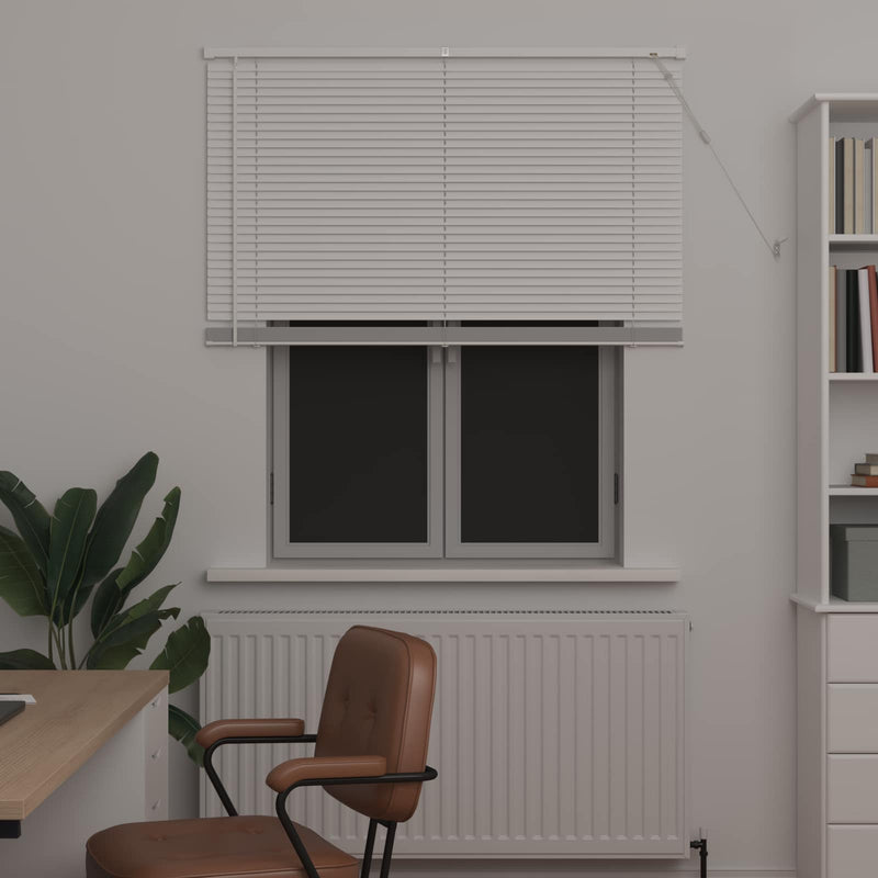 Afbeelding laden in galerijviewer, Vidaxl venetiaanse blind verstelbaar wit 150 x 110 cm pvc
