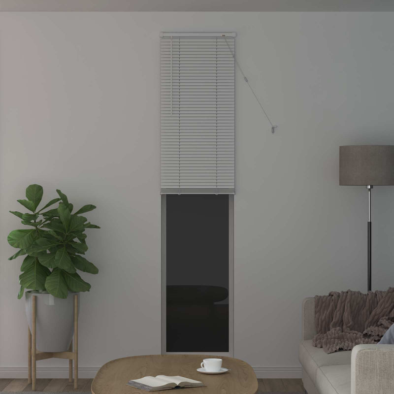 Afbeelding laden in galerijviewer, Vidaxl venetiaanse blind verstelbaar wit 213 x 40 cm pvc
