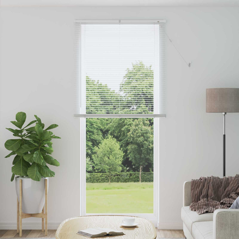 Afbeelding laden in galerijviewer, Vidaxl venetiaanse blind verstelbaar wit 213 x 80 cm pvc
