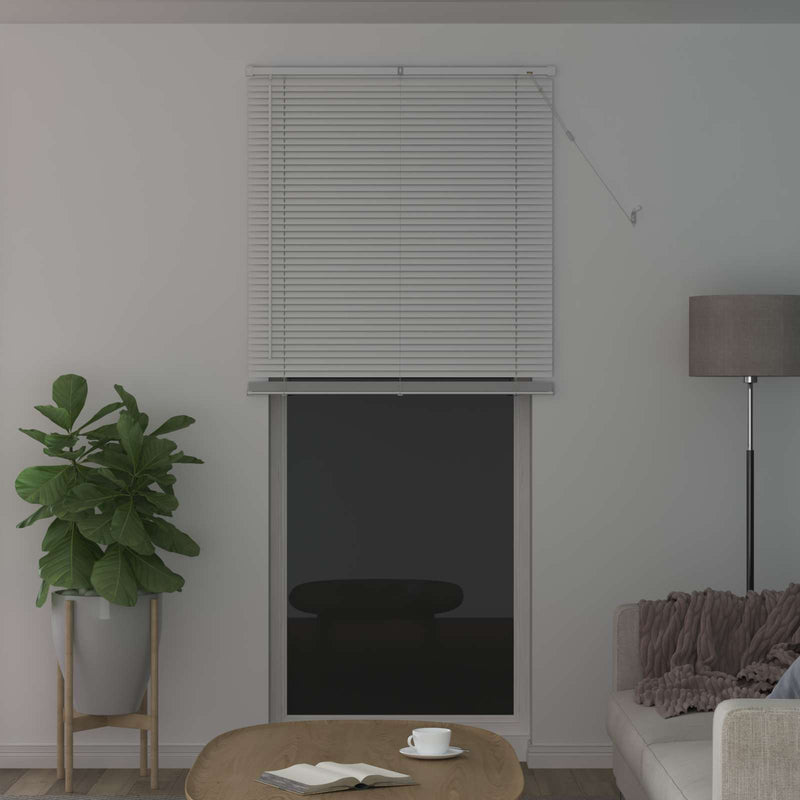 Afbeelding laden in galerijviewer, Vidaxl venetiaanse blind verstelbaar wit 213 x 80 cm pvc
