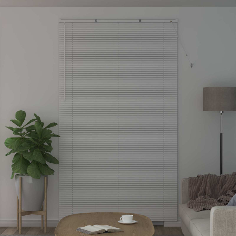 Afbeelding laden in galerijviewer, Vidaxl venetiaanse blind verstelbaar wit 213 x 140 cm pvc
